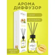 Аромадиффузор для дома Медовая дыня 100 мл с палочками