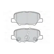 Тормозные колодки дисковые задняя ось VALEO 302152