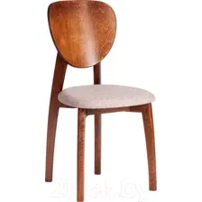 Стул Tetchair Diamante мягкое сиденье (коричневый/бежевый)