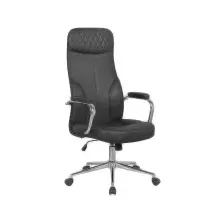 SITUP TUCSON CHROME (ЭКОКОЖА, ЧЕРНЫЙ)
