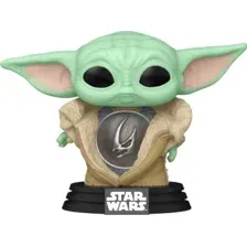 Фигурка Funko POP! Bobble Star Wars Mandalorian S10 Din Grogu with Armor (712) 80004