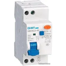 Дифференциальный автомат Chint NBH8LE-40 1P+N 6A 30mA С 4.5kA (R)