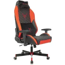 Игровое (геймерское) кресло Knight Neon (черный/красный экокожа)