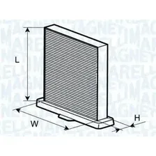 Салонный фильтр MAGNETI MARELLI 350203065090