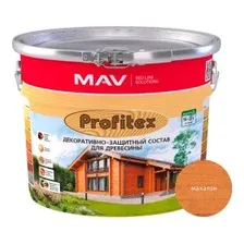 Состав PROFITEX декоративно-защитный для древесины махагон  3л (2,2 кг)