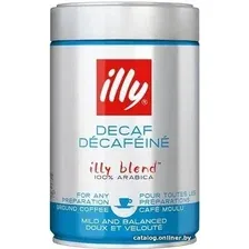Кофе ILLY Espresso Decaffeinated молотый 250 г