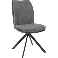 Стул МамаДома SMART-R 360, g22 graphite шенилл lux - d10 hematite lux\черный