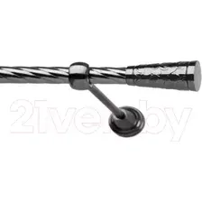 Карниз для штор Lm Decor Византия 066 1р витой (антрацит, 1.8м)