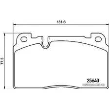 Тормозные колодки Brembo P85133