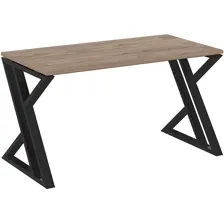 Стол письменный RIVA VR.L-SRZ-3.7 Black, тиквуд темный