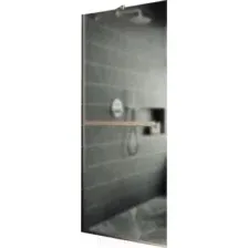 Душевая стенка MaybahGlass 195x89 MGD-737-5у (сатин стекло/хром матовый)