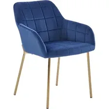 Стул Halmar K306 (синий/золото)