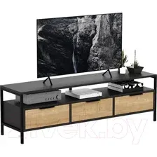 Тумба Crafto Фрида 10 154x40x47 (графит/дуб)
