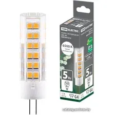 Светодиодная лампочка TDM Electric G4-5 Вт-AC/DC 12 В-6500 SQ0340-0215