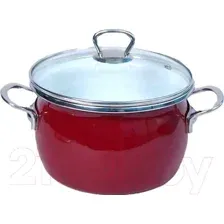 Кастрюля Сантэкс 1-2430211 (бордовый)