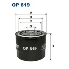 Масляный фильтр Filtron OP619