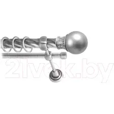 Карниз для штор Lm Decor Тифани 037 2р витой 25/16мм (сатин, 4м)