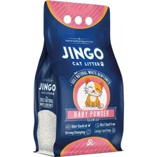 Наполнитель для кошачьего туалета Jingo Baby Powder+Color Granules, 5 л