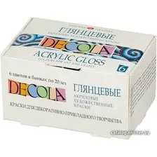 Акриловые краски Decola Глянцевые 2941024 (6 цв.)