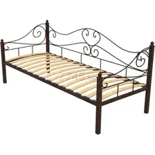 Кровать ИП Князев Валенсия ВАЯ.120.200.М (медный антик)