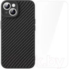 Чехол-накладка Baseus Synthetic Fiber Series для iPhone 15 Plus / 660157942A