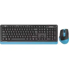 Клавиатура + мышь A4Tech Fstyler FG1035 (черный/синий)