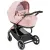Детская универсальная коляска Cam Posh 2 в 1 / ART965-T573+ART805T-V95S (розовый/розовое золото)