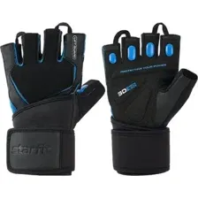 Перчатки для фитнеса Starfit WG-201 (XL, черный/синий)