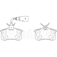 Тормозные колодки HSB HP8418
