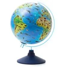 Школьный глобус Globen Зоогеографический с подсветкой Ве012500268
