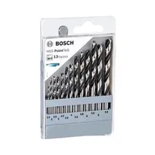 Набор сверл по металлу 1,5-6,5 мм 13 штук BOSCH HSS-G PointTeQ