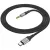 Кабель Hoco UPA26 USB Type-C - Jack 3.5mm (1 м, черный)