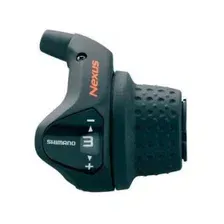 Шифтер 3 скорости, с bell crank 6, оплетка + трос 1800 мм (черный) Shimano Nexus 3S41E