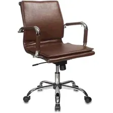 Кресло Бюрократ CH-993-LOW/BROWN