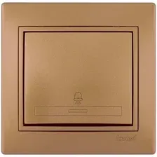 Кнопка без фиксации Lezard Mira 701-1313-103 (матовое золото)