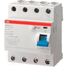 Устройство защитного отключения ABB F204 4P 25A 30mA 6kА 4М 2CSF204001R1250