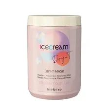 Inebrya ICECREAM DRY-T Питательная маска для сухих, пористых и обработанных волос DRY-T MASK, 1000 мл
