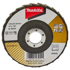 Круг лепестковый Makita 125х22.2мм вогнутый / B-40820