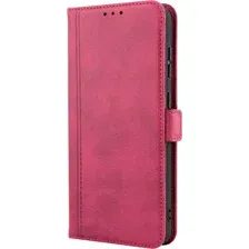 Чехол-книжка Case Book для Poco C40 с магнитной застежкой (темно-красный)