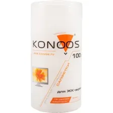 Салфетки для монитора Konoos KBF-100, 100 шт
