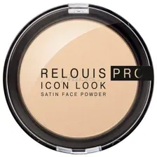 Пудра компактная Relouis Pro Icon Look Satin Face Powder тон 01