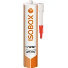 Герметик силиконовый Isobox Универсальный (260мл, бесцветный)