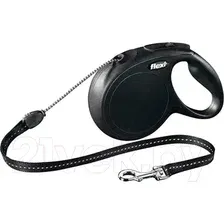Поводок-рулетка Flexi New Classic 11811 (М, черный)