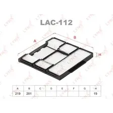 Салонный фильтр LYNXAUTO LAC-112 TOYOTA Corolla 97-02