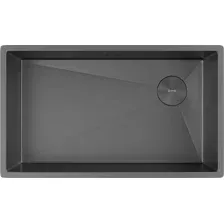 Мойка ZORG ZEROX 74 U / IF SIDE SF ZURINOX PVD GUNBLACK