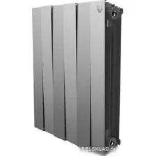 Биметаллический радиатор Royal Thermo PianoForte 500 Silver Satin (4 секции)