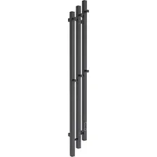 Полотенцесушитель Маргроид Ferrum Inaro 3 Cascade СНШ профильный 150*6*12 Черный матовый, скрытого монтажа, таймер справа