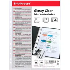 Набор файлов Erich Krause Glossy Clear 46703
