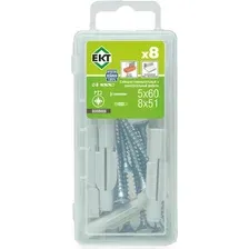 Дюбель универсальный ЕКТ 5.0х60 / B008006 (8шт)