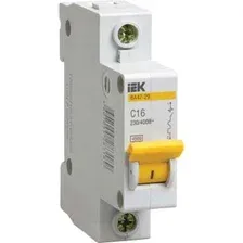 Выключатель автоматический IEK ВА 47-29 10А 1п 4.5кА С MVA20-1-010C